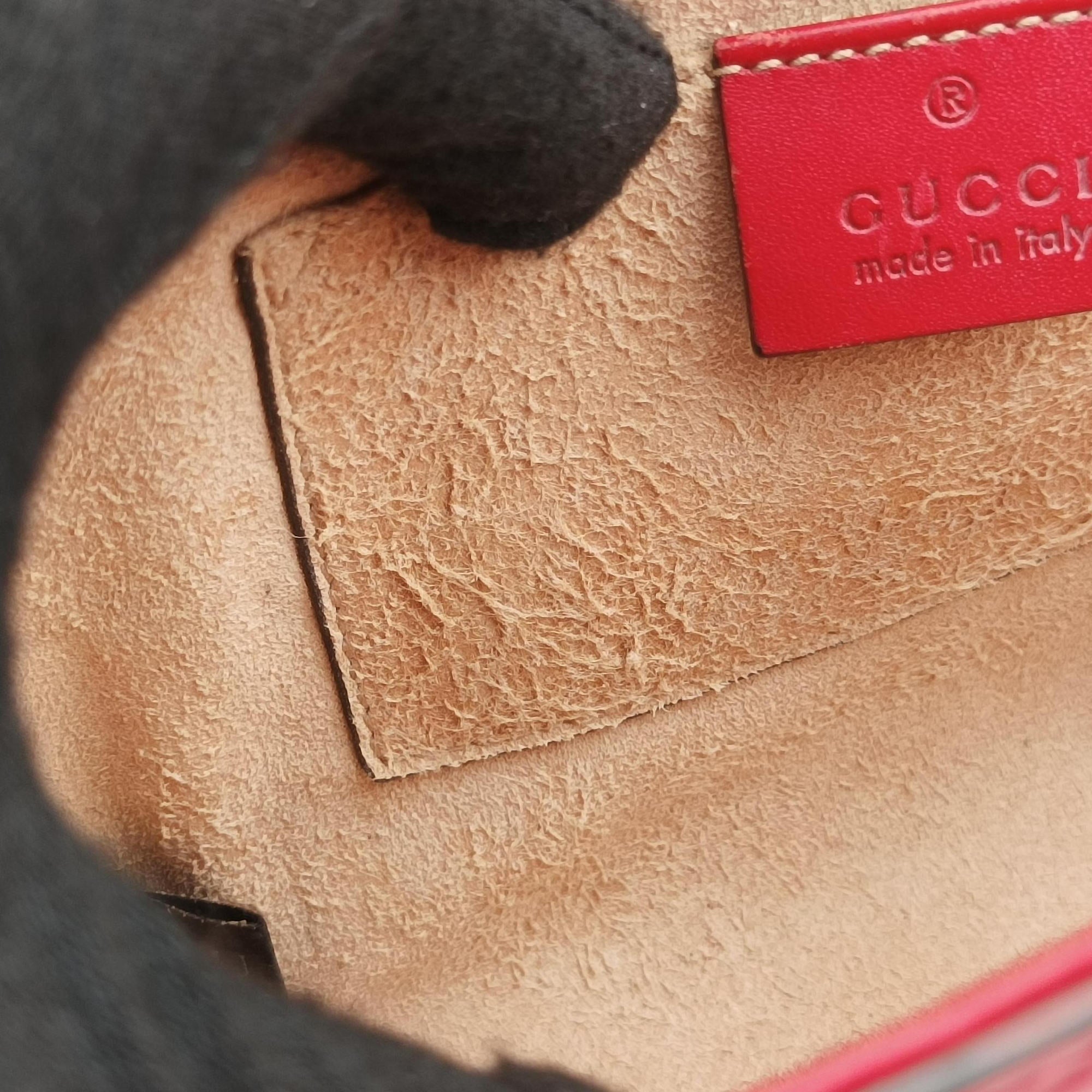 Pre-owned Gucci Padlock Red Leather 409487 shoulderbag | stylenewstar
