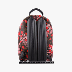 Pre-owned Louis Vuitton Palm Springs PM brown×SUGAR PINK POPPY Monogram Jungle dot M41981 backpack/rucksack | stylenewstar
