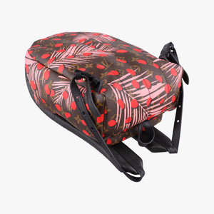 Pre-owned Louis Vuitton Palm Springs PM brown×SUGAR PINK POPPY Monogram Jungle dot M41981 backpack/rucksack | stylenewstar