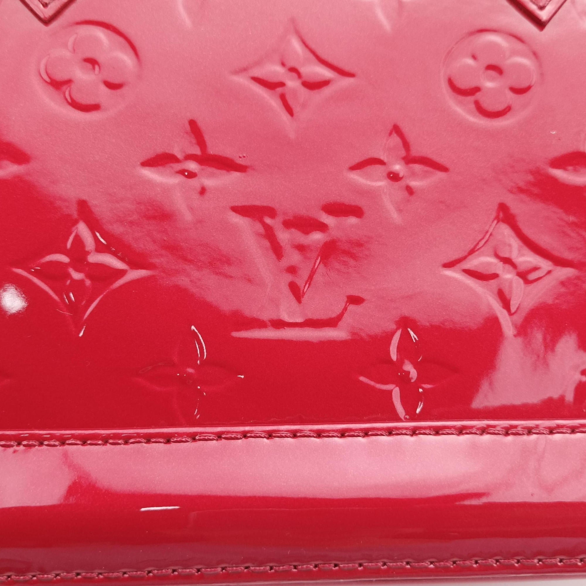 Pre-owned Louis Vuitton Alma BB pomme d'amour Vernis M91606 shoulderbag | stylenewstar