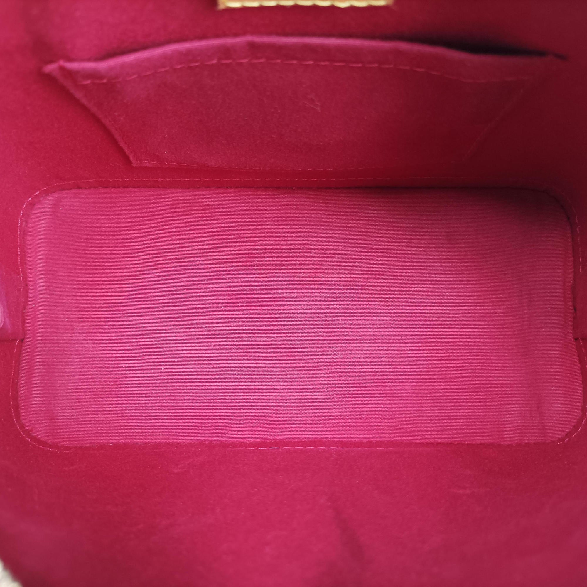 Pre-owned Louis Vuitton Alma BB pomme d'amour Vernis M91606 shoulderbag | stylenewstar