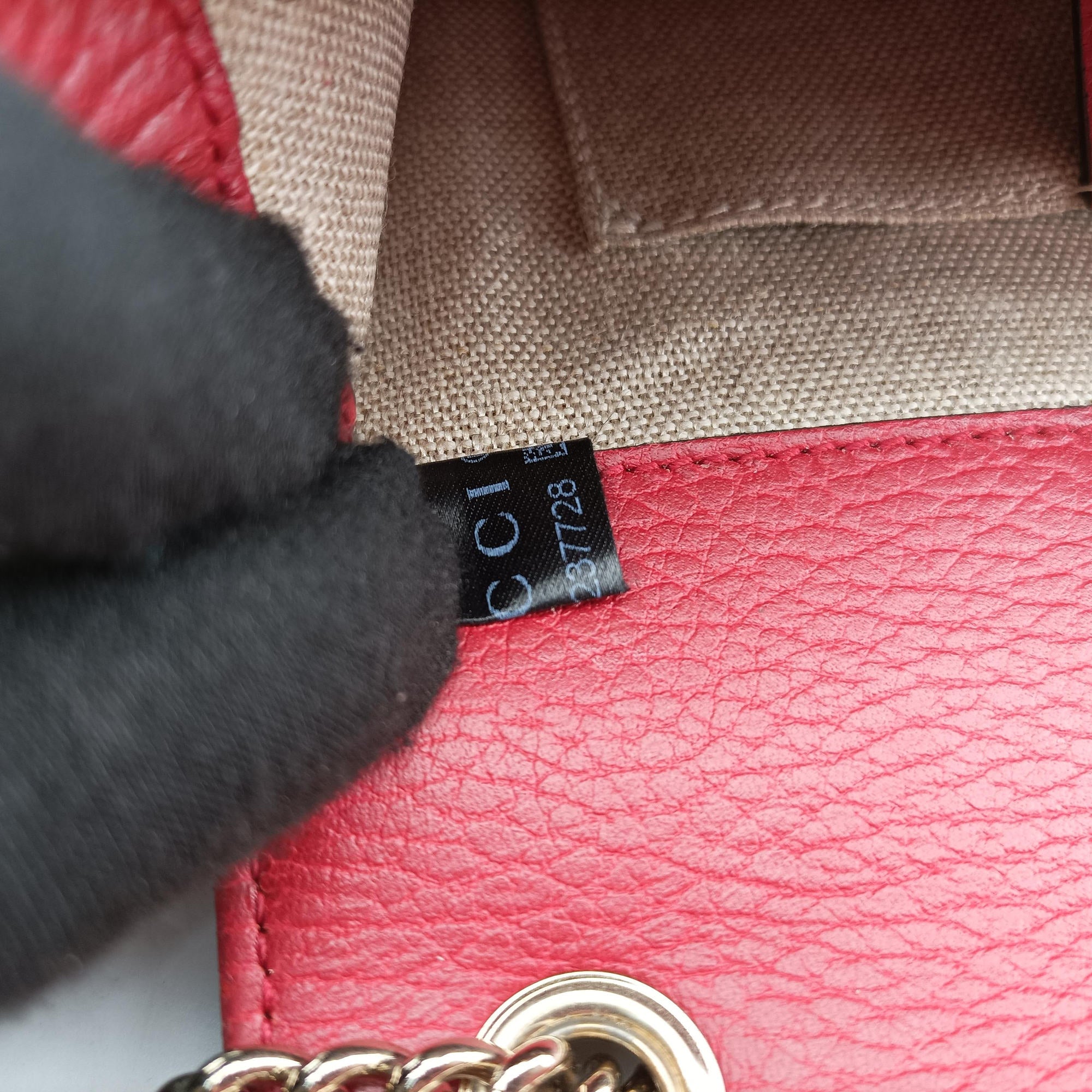 Pre-owned Gucci Interlocking G Red Leather 510304 shoulderbag | stylenewstar