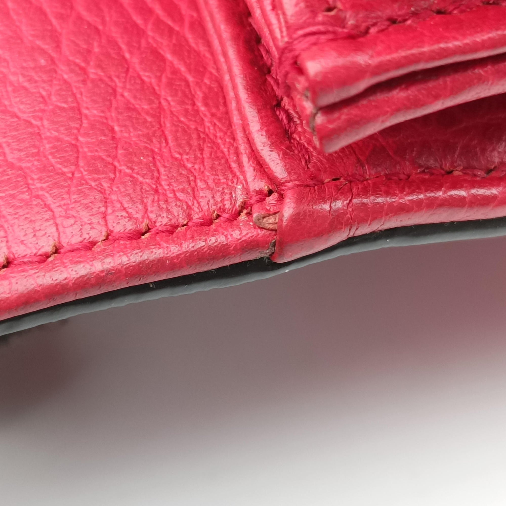 Pre-owned Gucci Interlocking G Red Leather 510304 shoulderbag | stylenewstar