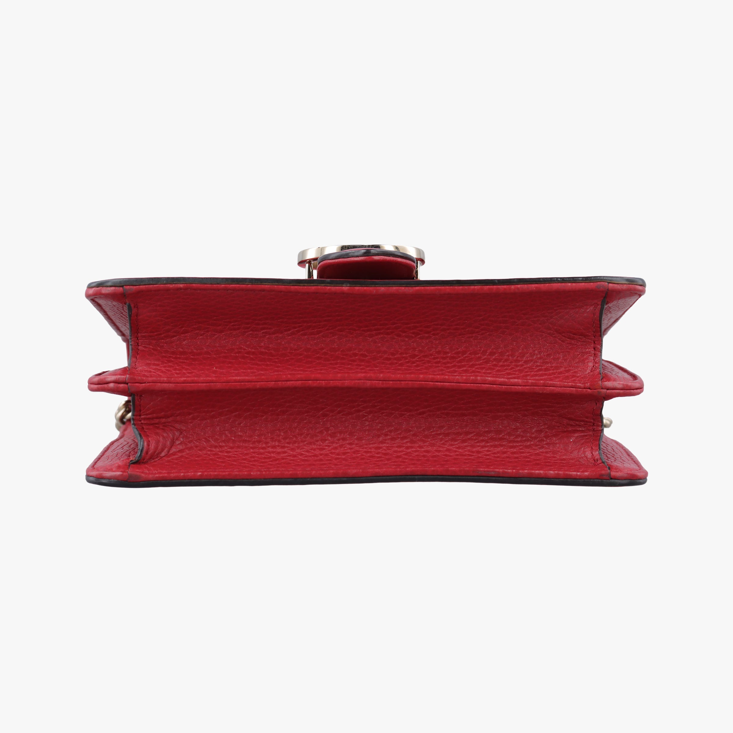 Pre-owned Gucci Interlocking G Red Leather 510304 shoulderbag | stylenewstar