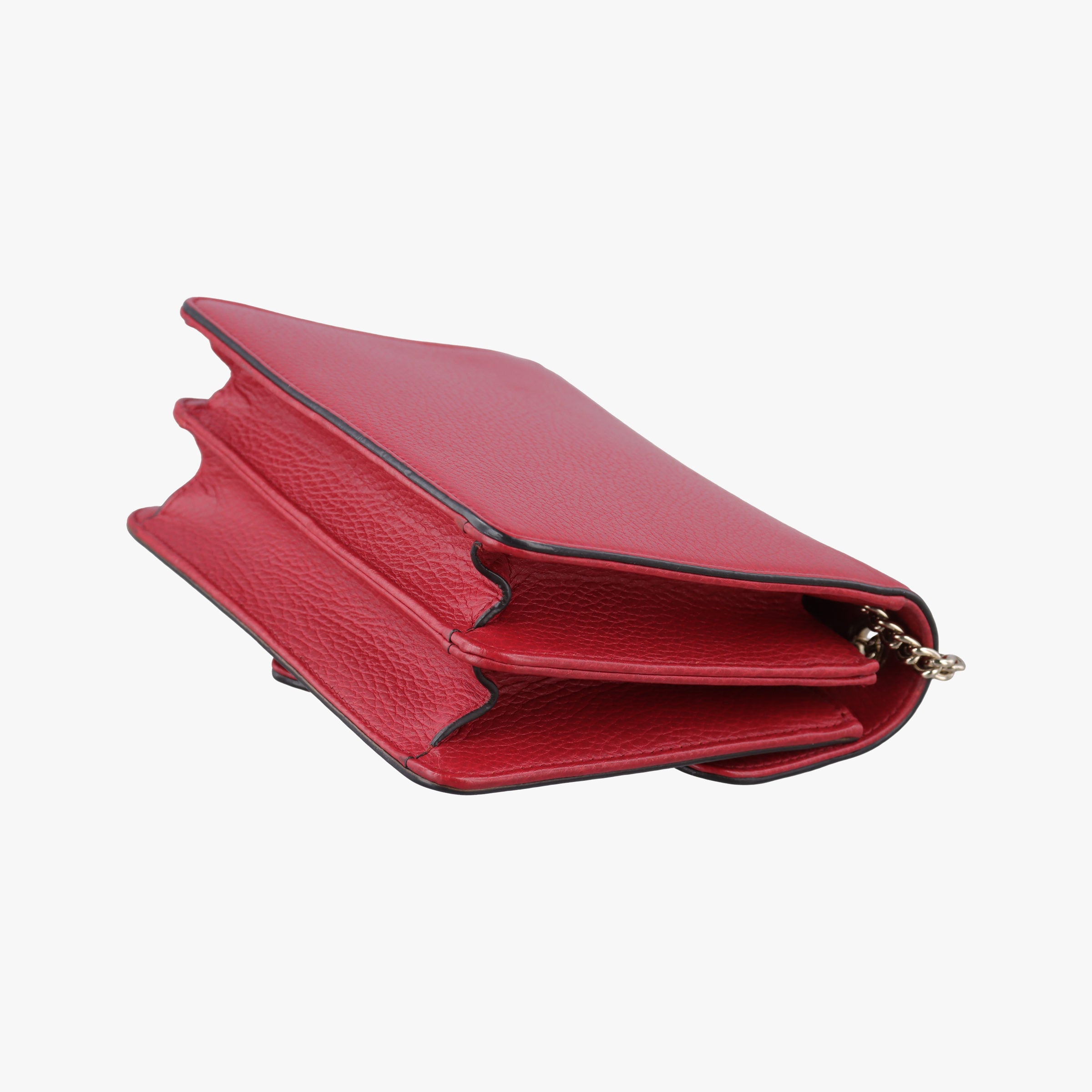 Pre-owned Gucci Interlocking G Red Leather 510304 shoulderbag | stylenewstar