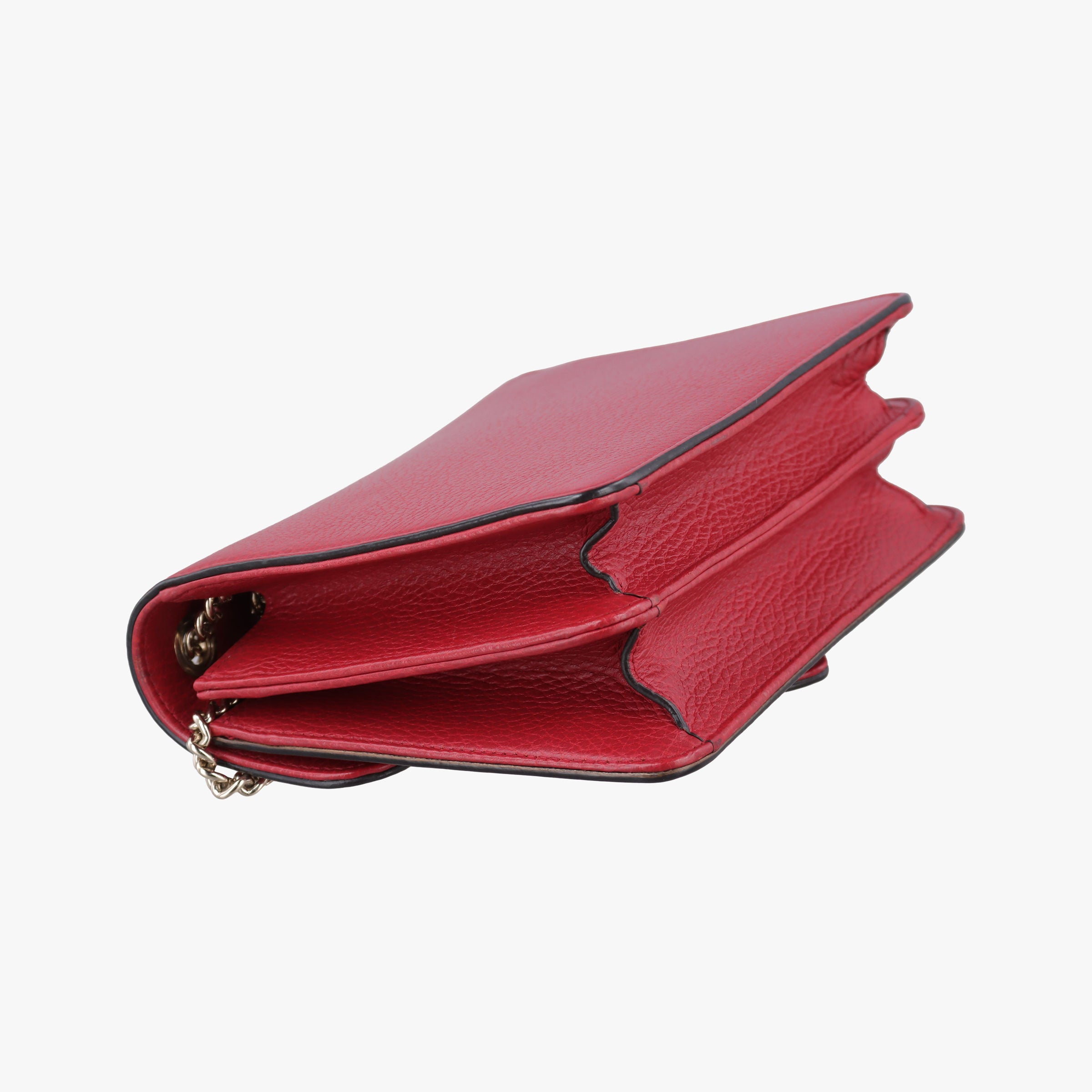 Pre-owned Gucci Interlocking G Red Leather 510304 shoulderbag | stylenewstar