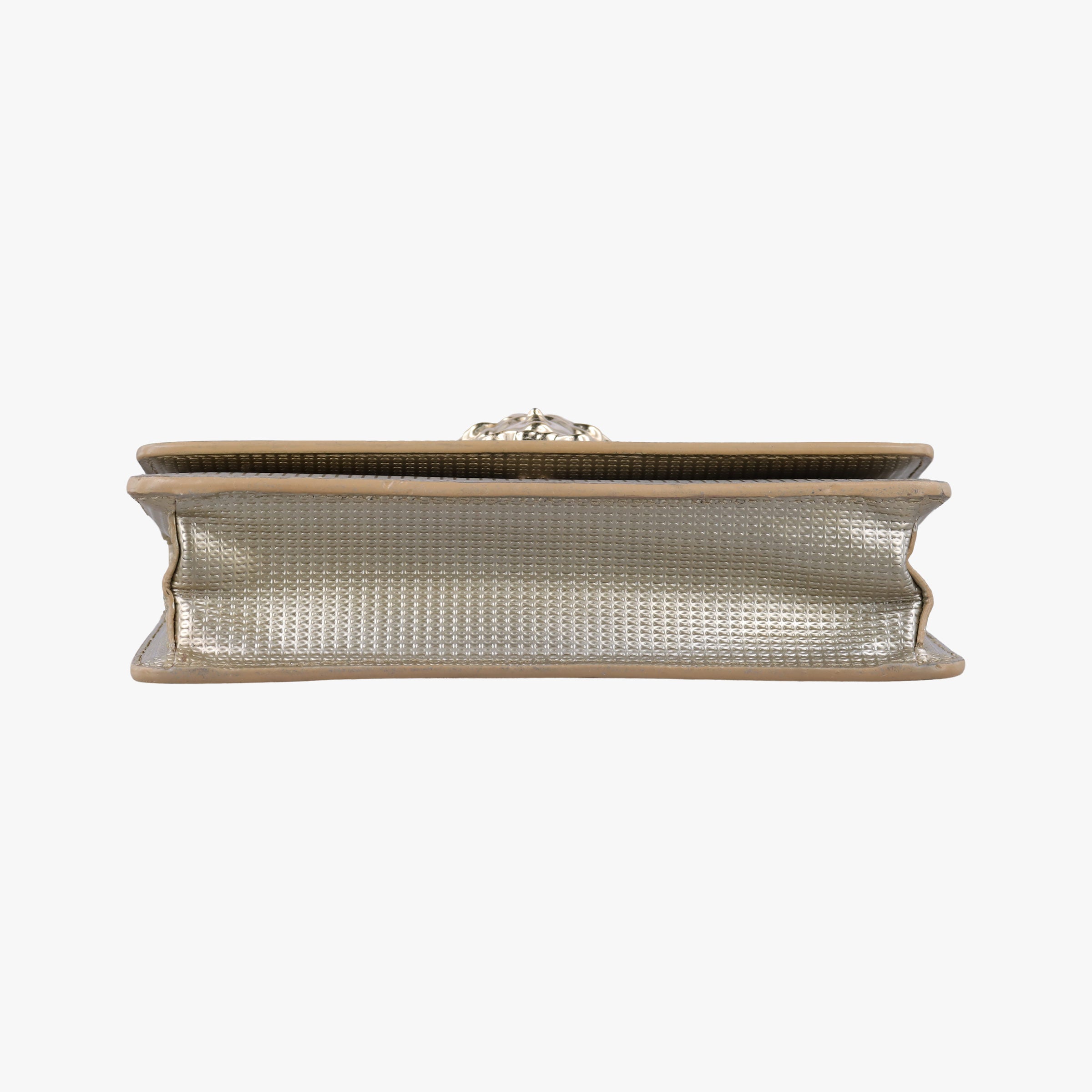 Pre-owned VERSACE medusa Golden Leather  shoulderbag | stylenewstar