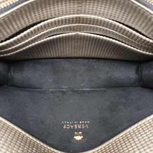 Pre-owned VERSACE medusa Golden Leather  shoulderbag | stylenewstar