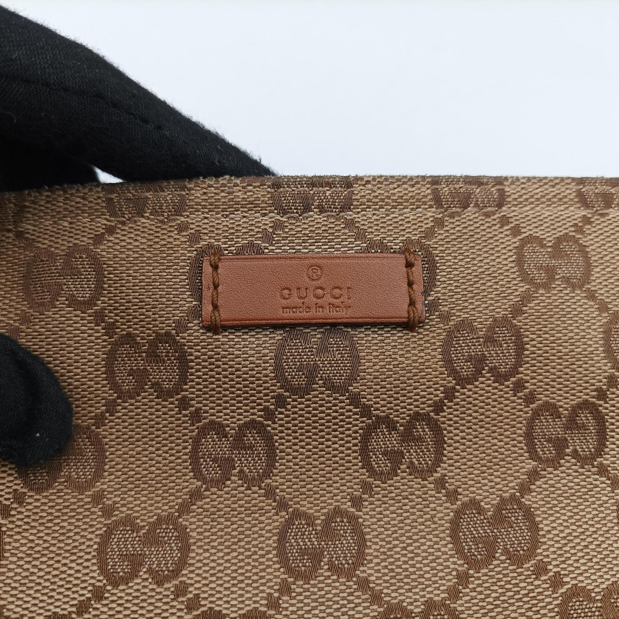 Pre-owned Gucci GG Canvas Brown canvas×leather 308930 shoulderbag | stylenewstar