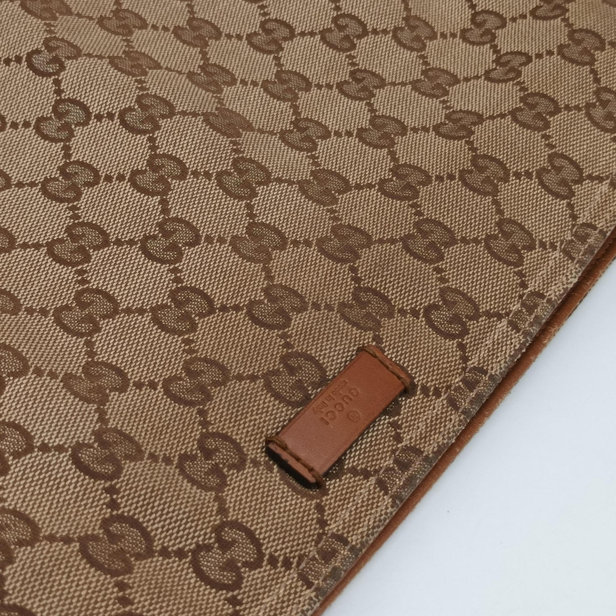 Pre-owned Gucci GG Canvas Brown canvas×leather 308930 shoulderbag | stylenewstar