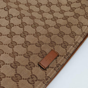 Pre-owned Gucci GG Canvas Brown canvas×leather 308930 shoulderbag | stylenewstar