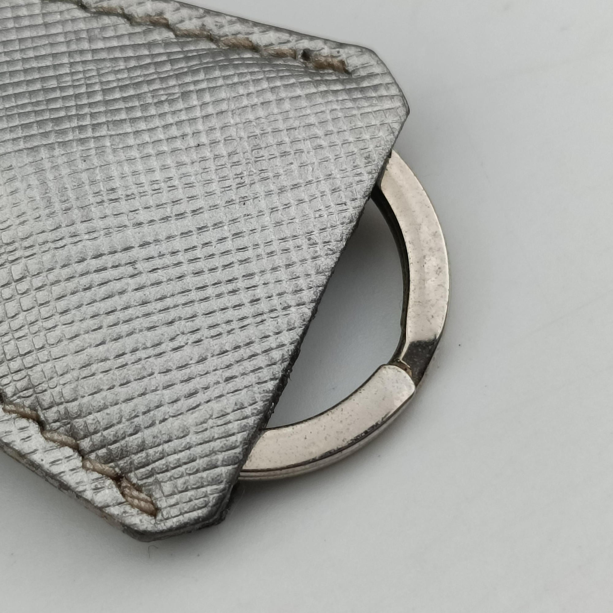 Pre-owned Prada Galleria Silver SAFFIANO Leather BN1874 shoulderbag | stylenewstar