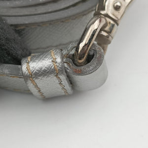 Pre-owned Prada Galleria Silver SAFFIANO Leather BN1874 shoulderbag | stylenewstar