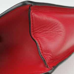 Pre-owned Gucci Sylvie Red×navy Leather 421882 shoulderbag | stylenewstar