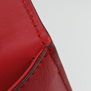Pre-owned Gucci Sylvie Red×navy Leather 421882 shoulderbag | stylenewstar