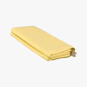 Pre-owned Valentino Rockstud Va Va Voom Yellow Leather  shoulderbag | stylenewstar