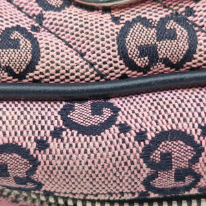 Vintage Gucci GG Marmont Purple canvas 447632 shoulderbag | stylenewstar