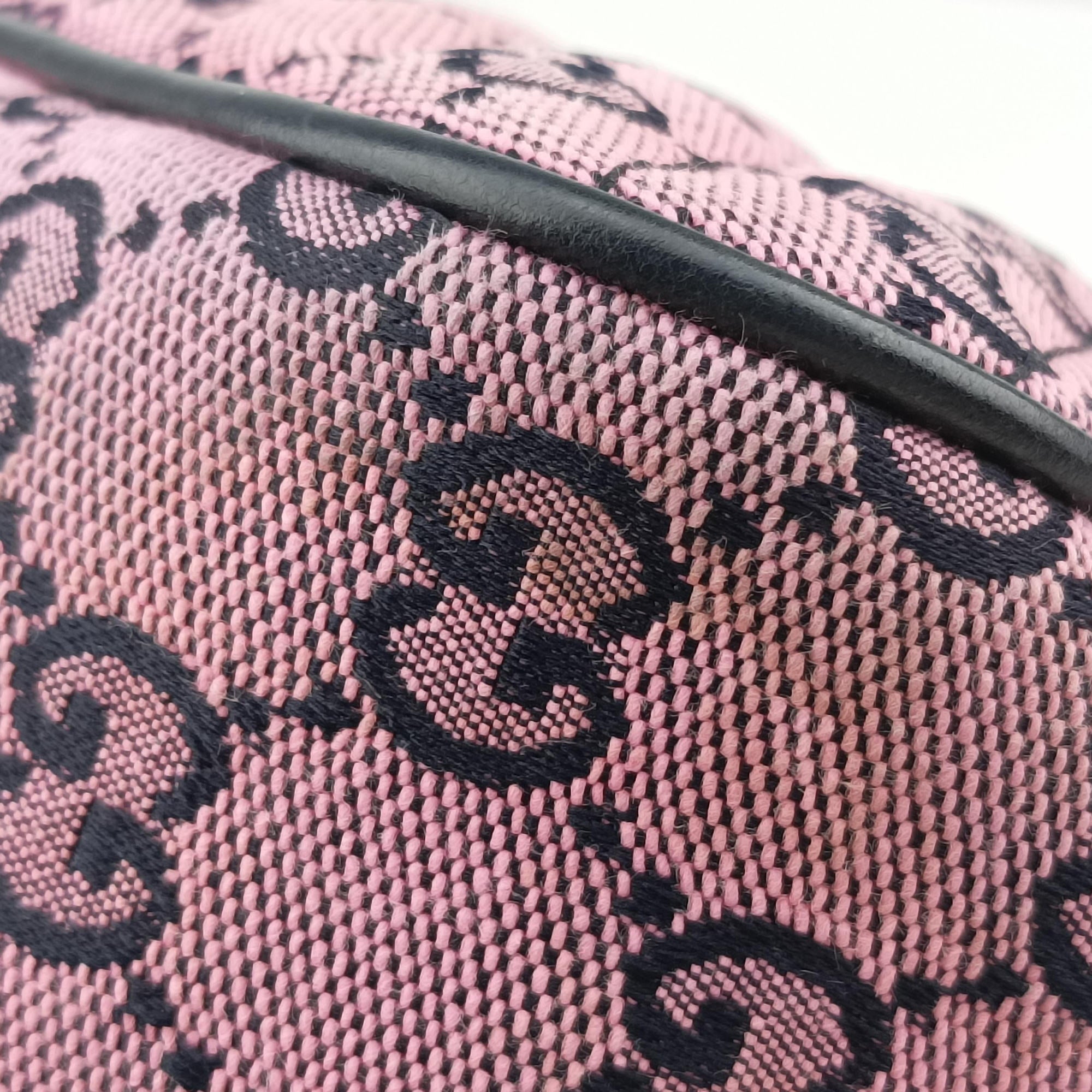 Vintage Gucci GG Marmont Purple canvas 447632 shoulderbag | stylenewstar