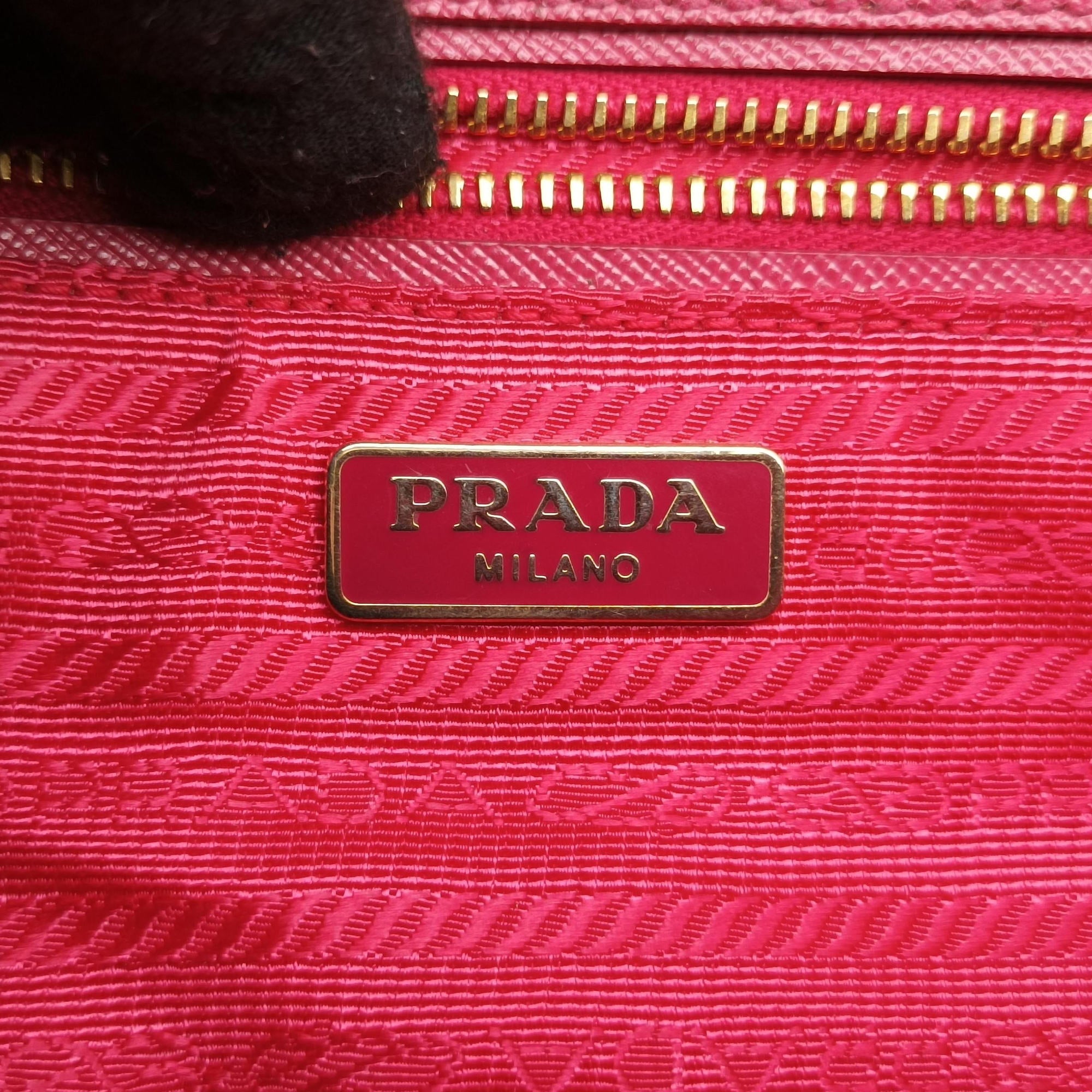Pre-owned Prada Chain Quilting Flap Pink nylon  shoulderbag | stylenewstar