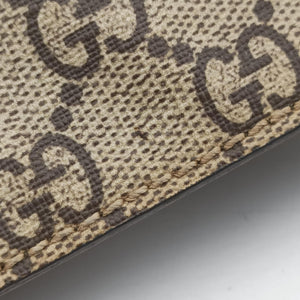 Pre-owned Gucci GG Supreme Bosco PATCHED beige×Multicolour PVC coated canvas 473887 handbag | stylenewstar