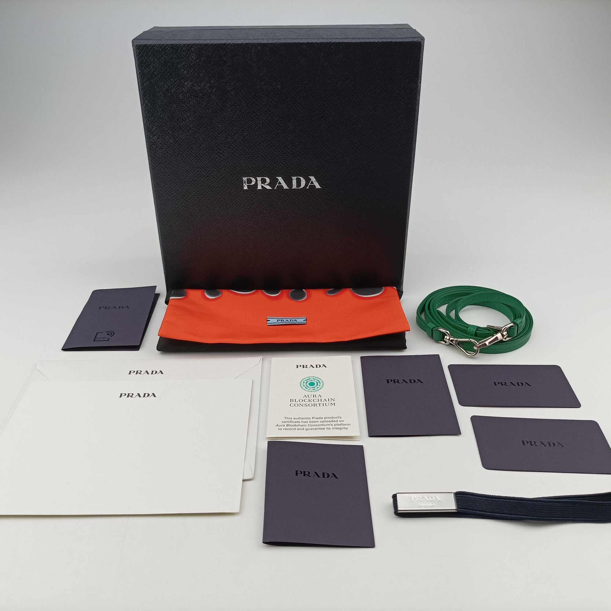 Vintage Prada triangle mini Green Leather  shoulderbag | stylenewstar