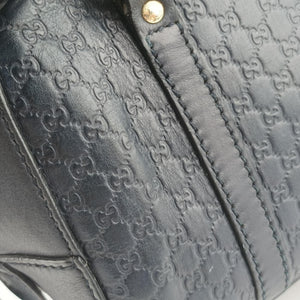 Pre-owned Gucci Microguccissima Navy Leather 510289 shoulderbag | stylenewstar