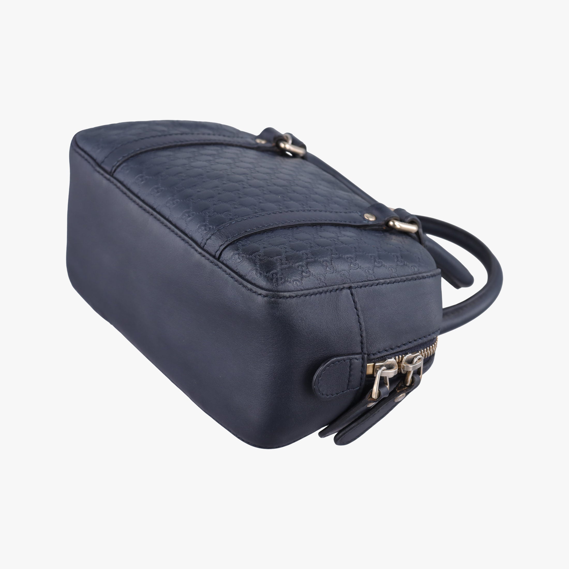 Pre-owned Gucci Microguccissima Navy Leather 510289 shoulderbag | stylenewstar