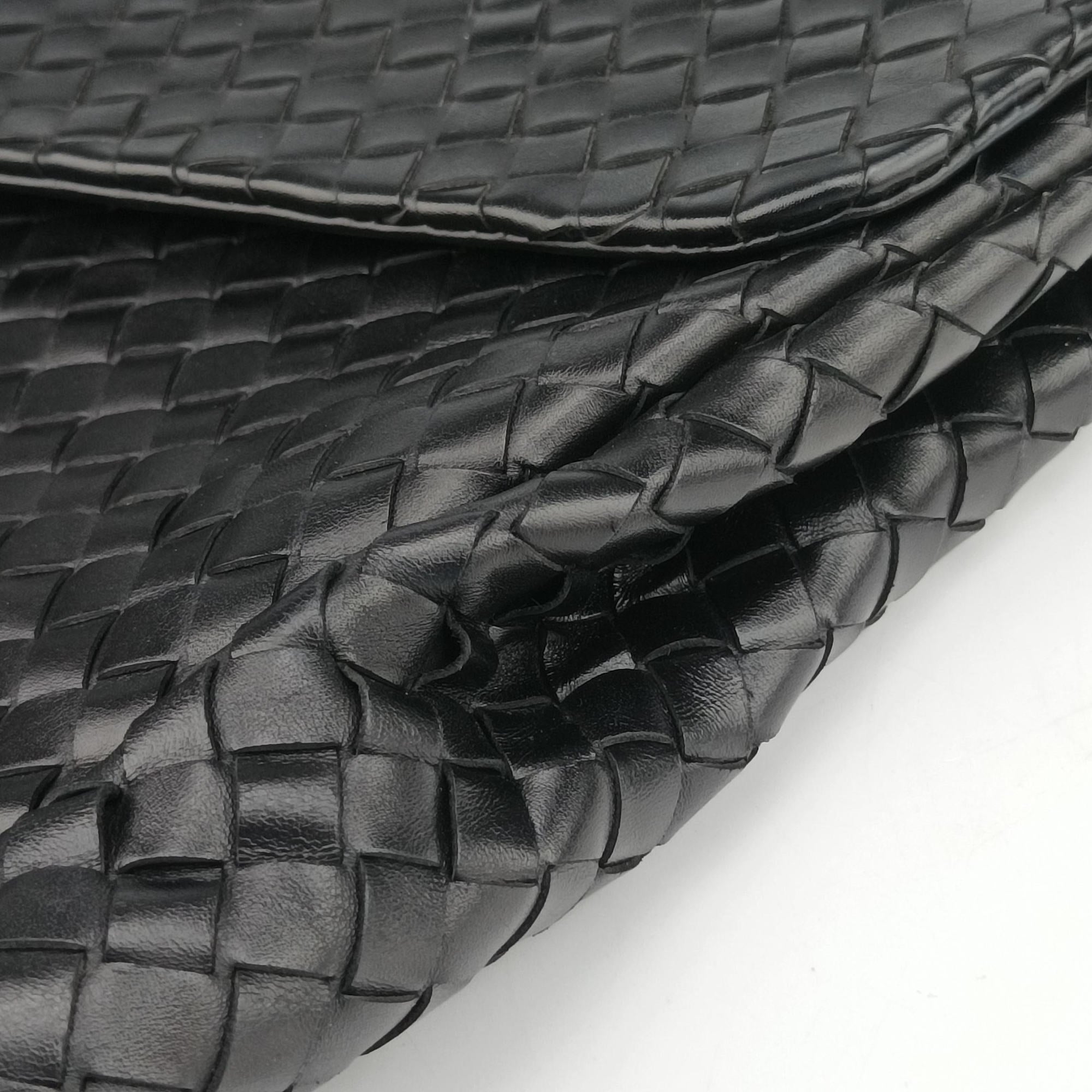 Vintage Bottega Veneta Intrecciato Black lambskin  handbag | stylenewstar