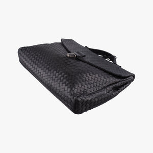 Vintage Bottega Veneta Intrecciato Black lambskin  handbag | stylenewstar