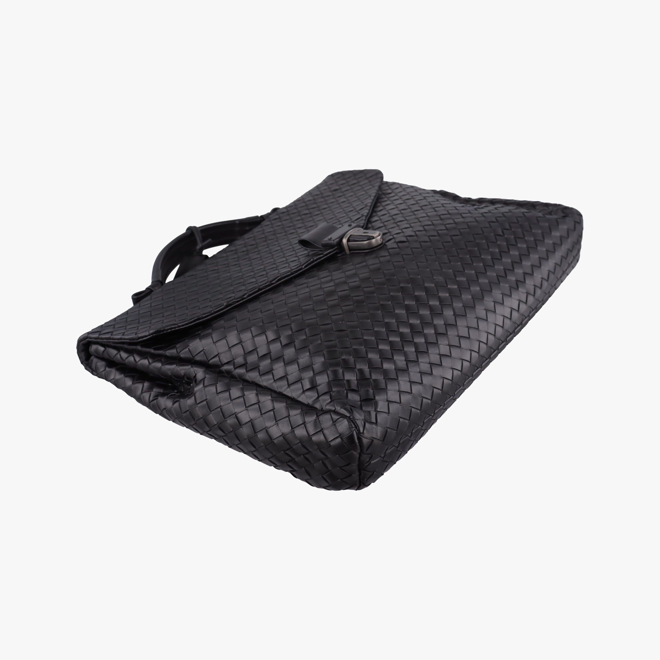 Vintage Bottega Veneta Intrecciato Black lambskin  handbag | stylenewstar