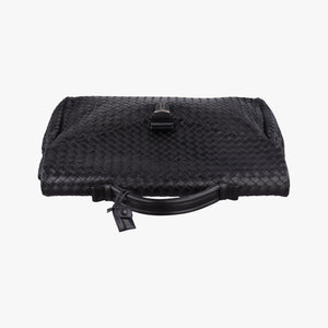 Vintage Bottega Veneta Intrecciato Black lambskin  handbag | stylenewstar