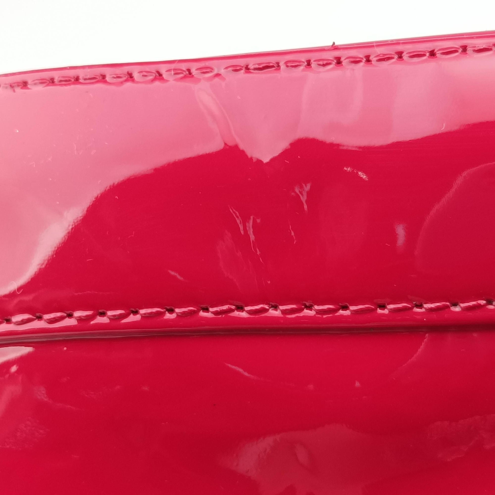 Pre-owned Louis Vuitton Alma GM pomme d'amour Vernis M93596 handbag | stylenewstar
