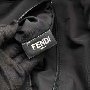 Pre-owned Fendi monster bag bugs Red x Black Nylon x leather 7VZ012 backpack/rucksack | stylenewstar