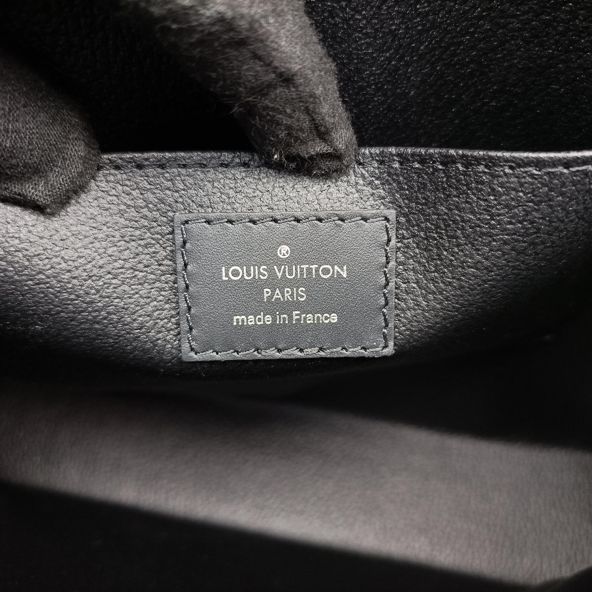 Pre-owned Louis Vuitton Poche Toilette Bag Denim Epi M54654 clutchbag | stylenewstar