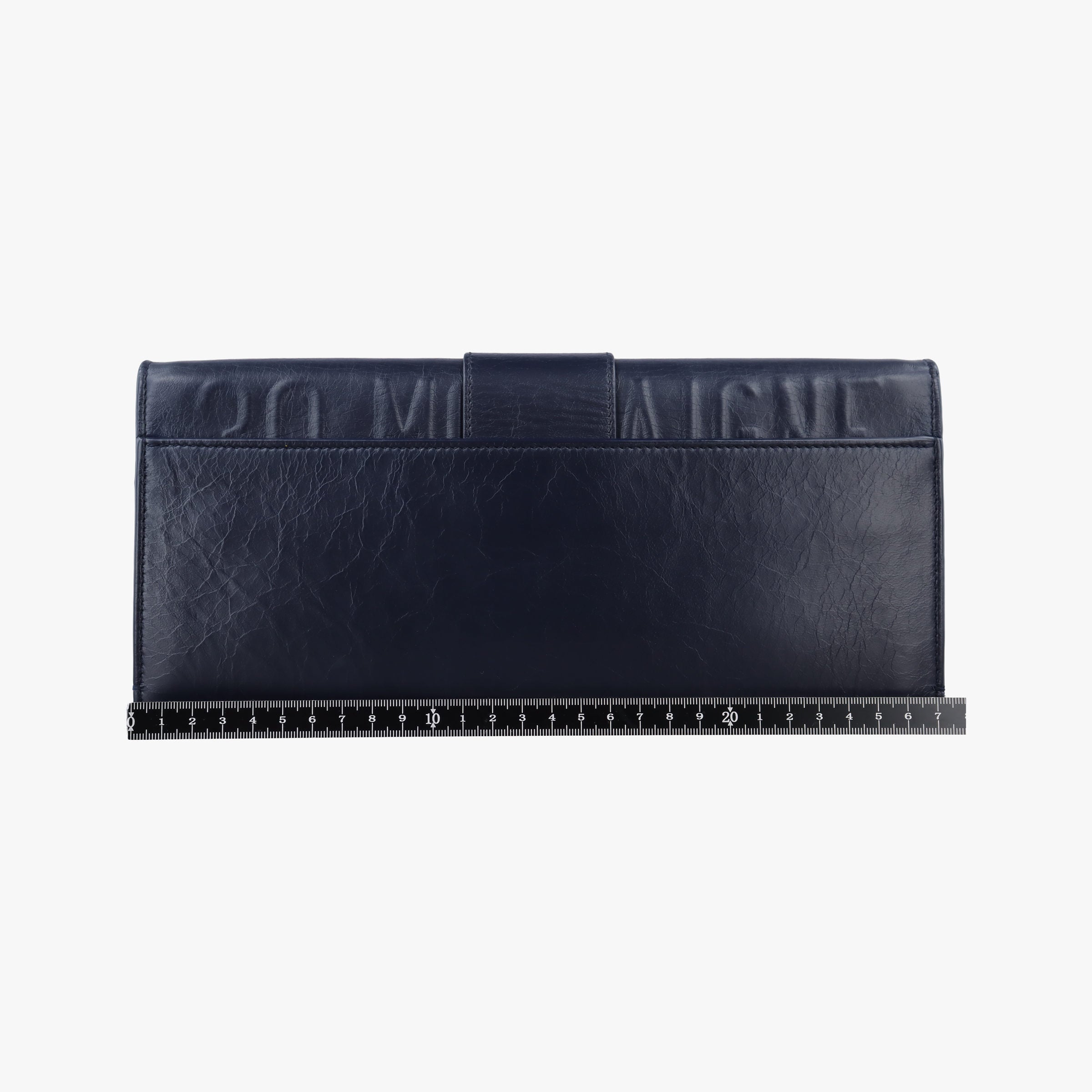 Pre-owned Christian Dior 30 Montaigne Navy leather  shoulderbag | stylenewstar