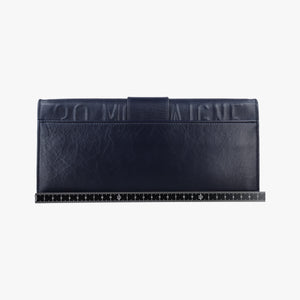 Pre-owned Christian Dior 30 Montaigne Navy leather  shoulderbag | stylenewstar