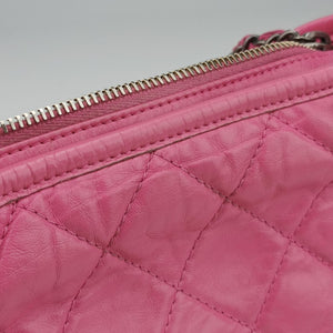 Pre-owned Chanel GABRIELLE Pink lambskin A91810 shoulderbag | stylenewstar