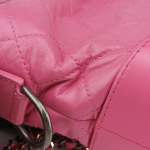 Pre-owned Chanel GABRIELLE Pink lambskin A91810 shoulderbag | stylenewstar