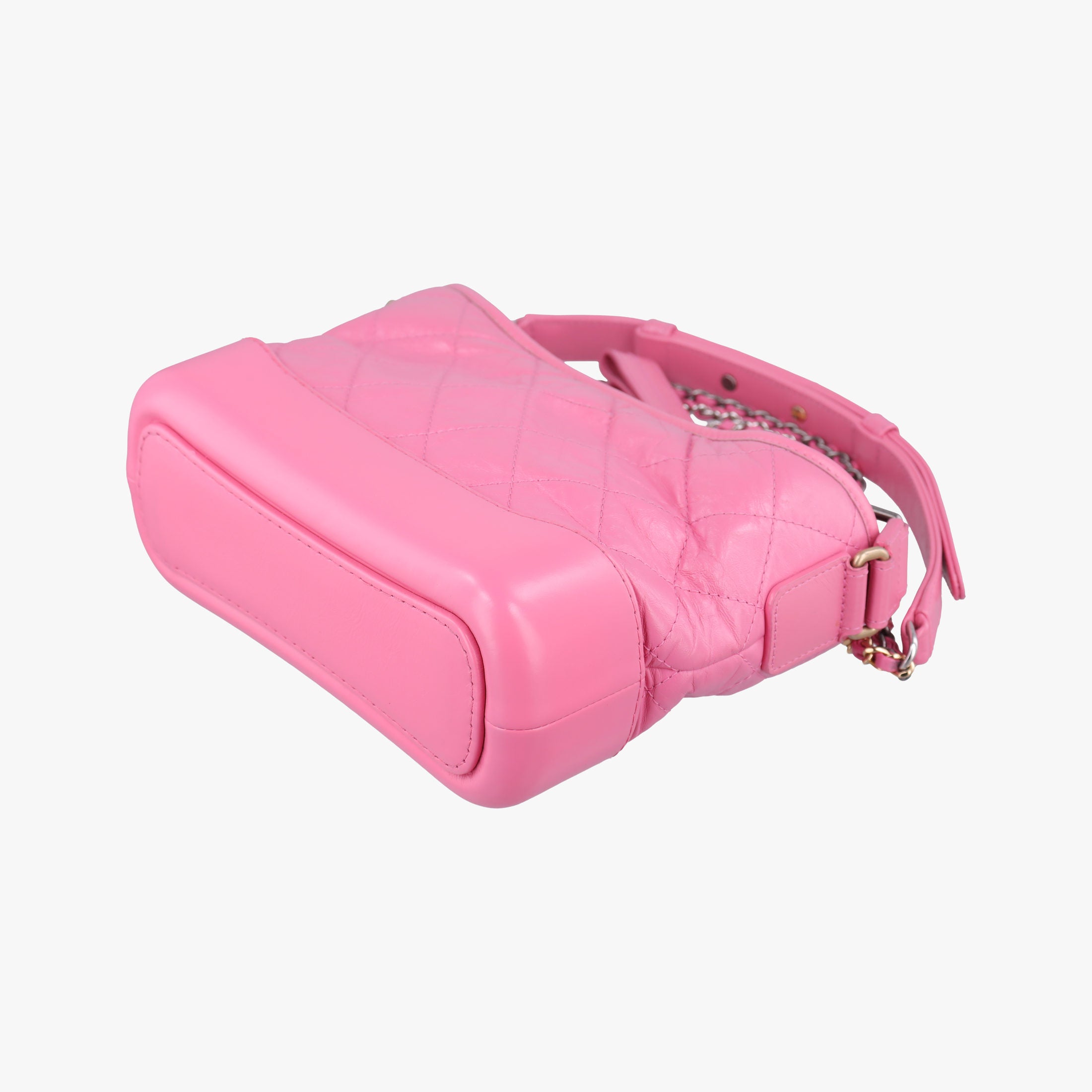 Pre-owned Chanel GABRIELLE Pink lambskin A91810 shoulderbag | stylenewstar