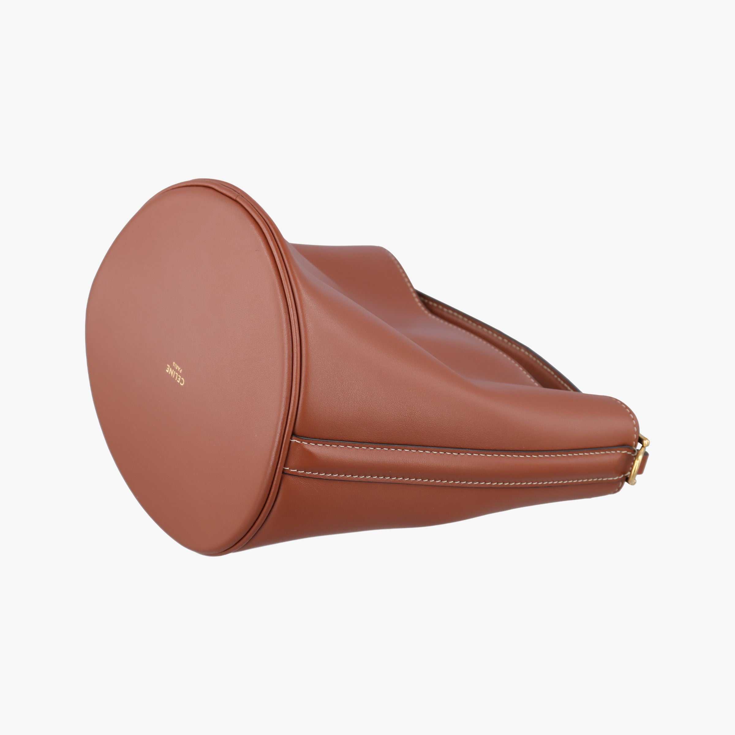 Vintage Celine Bucket 16 Brown Leather 195573 shoulderbag | stylenewstar