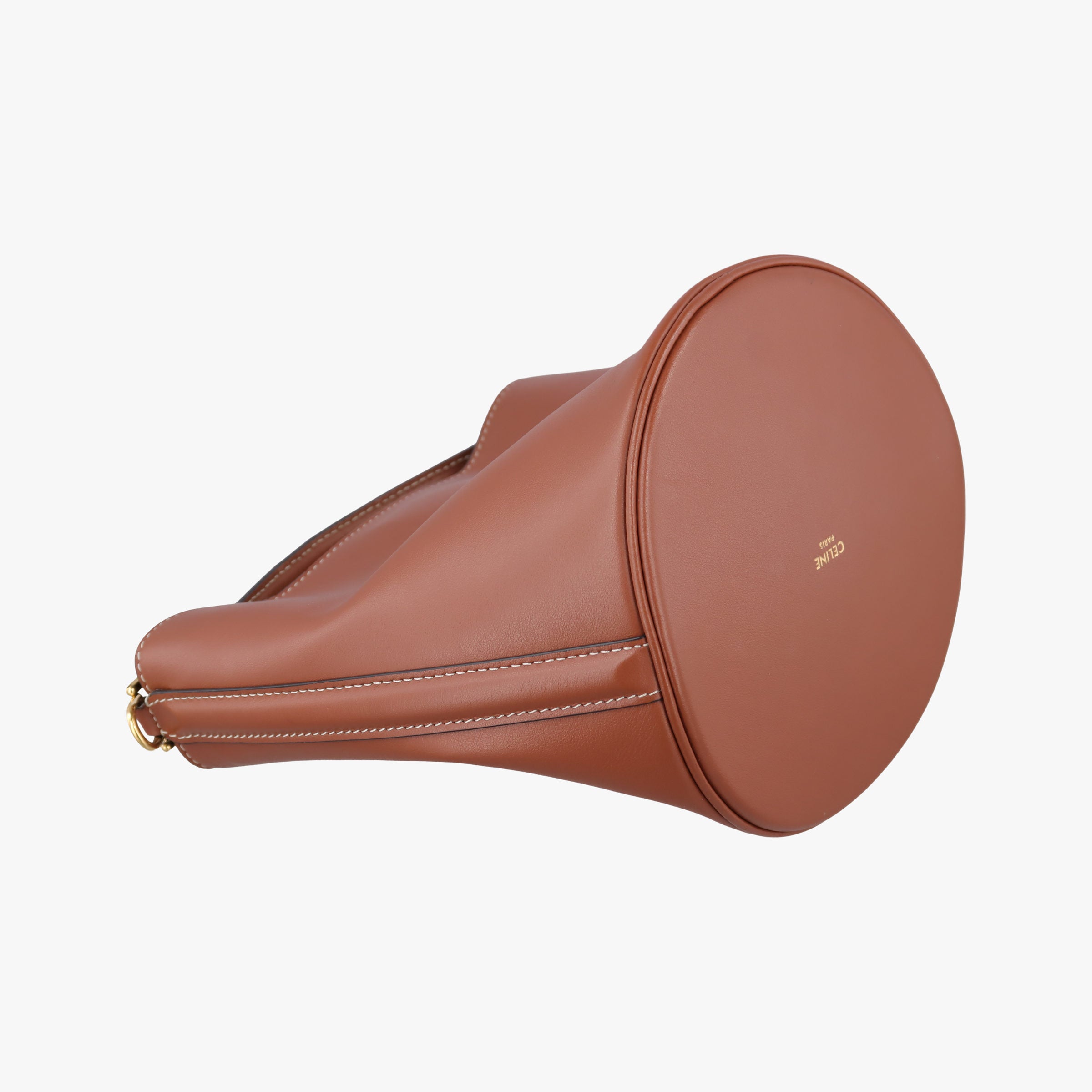 Vintage Celine Bucket 16 Brown Leather 195573 shoulderbag | stylenewstar