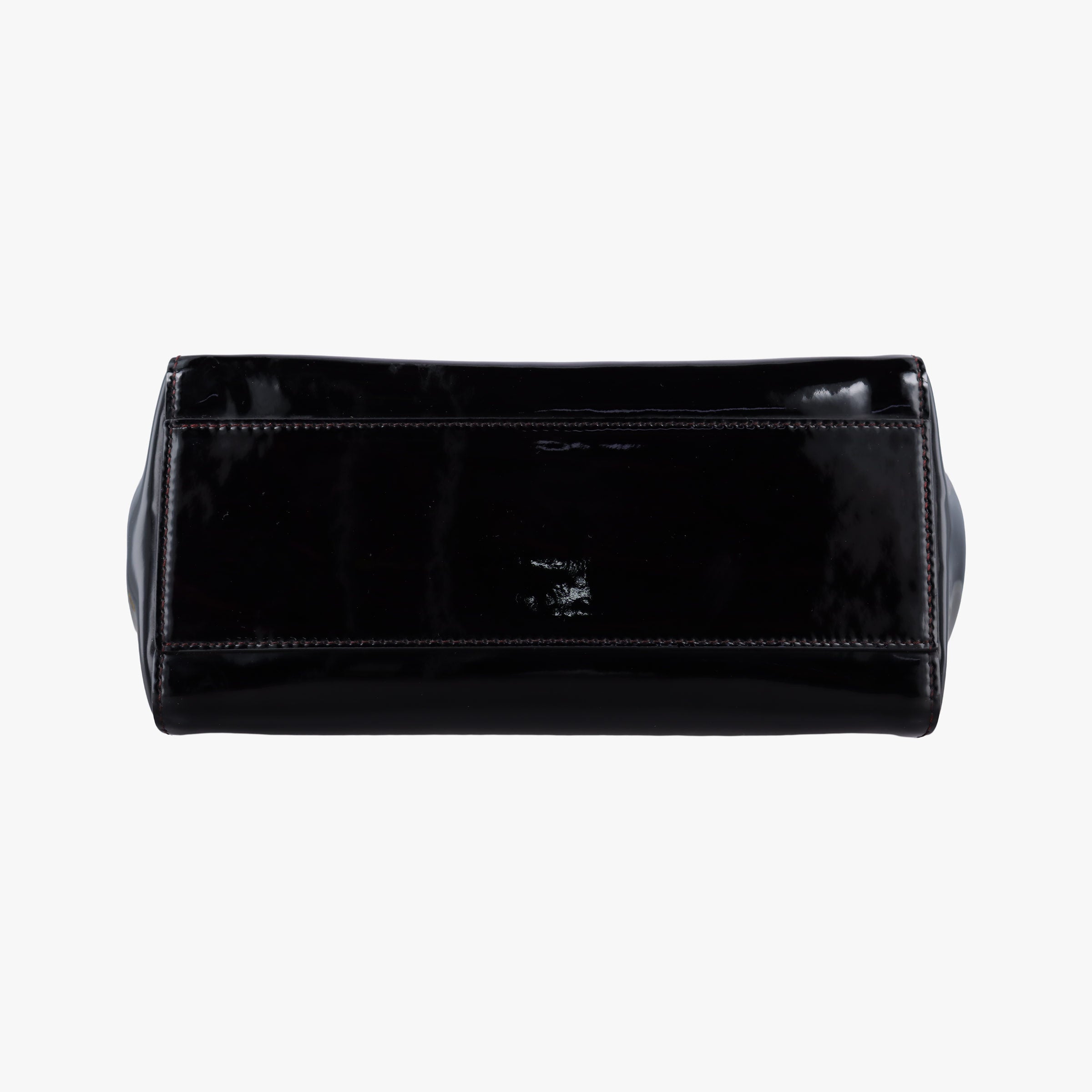Pre-owned Fendi PEEKABOO Black Patent 8BN244 shoulderbag | stylenewstar