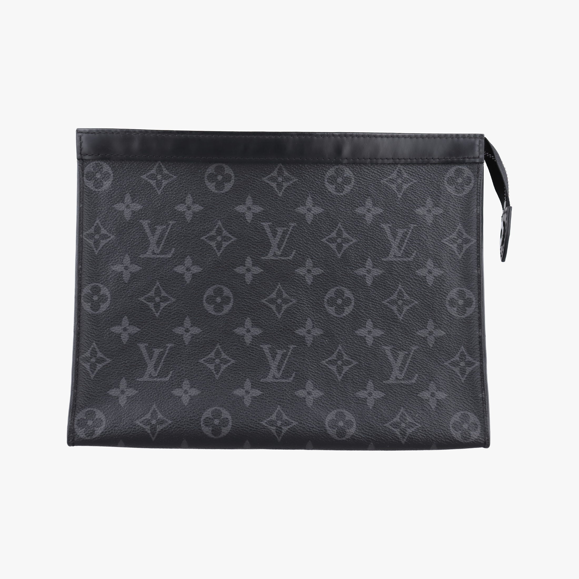 Pre-owned Louis Vuitton Pochette Voyage MM Pacific Blue Monogram Eclipse PVC Coated Canvas M61692 clutchbag | stylenewstar