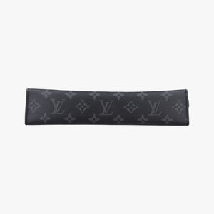 Pre-owned Louis Vuitton Pochette Voyage MM Pacific Blue Monogram Eclipse PVC Coated Canvas M61692 clutchbag | stylenewstar