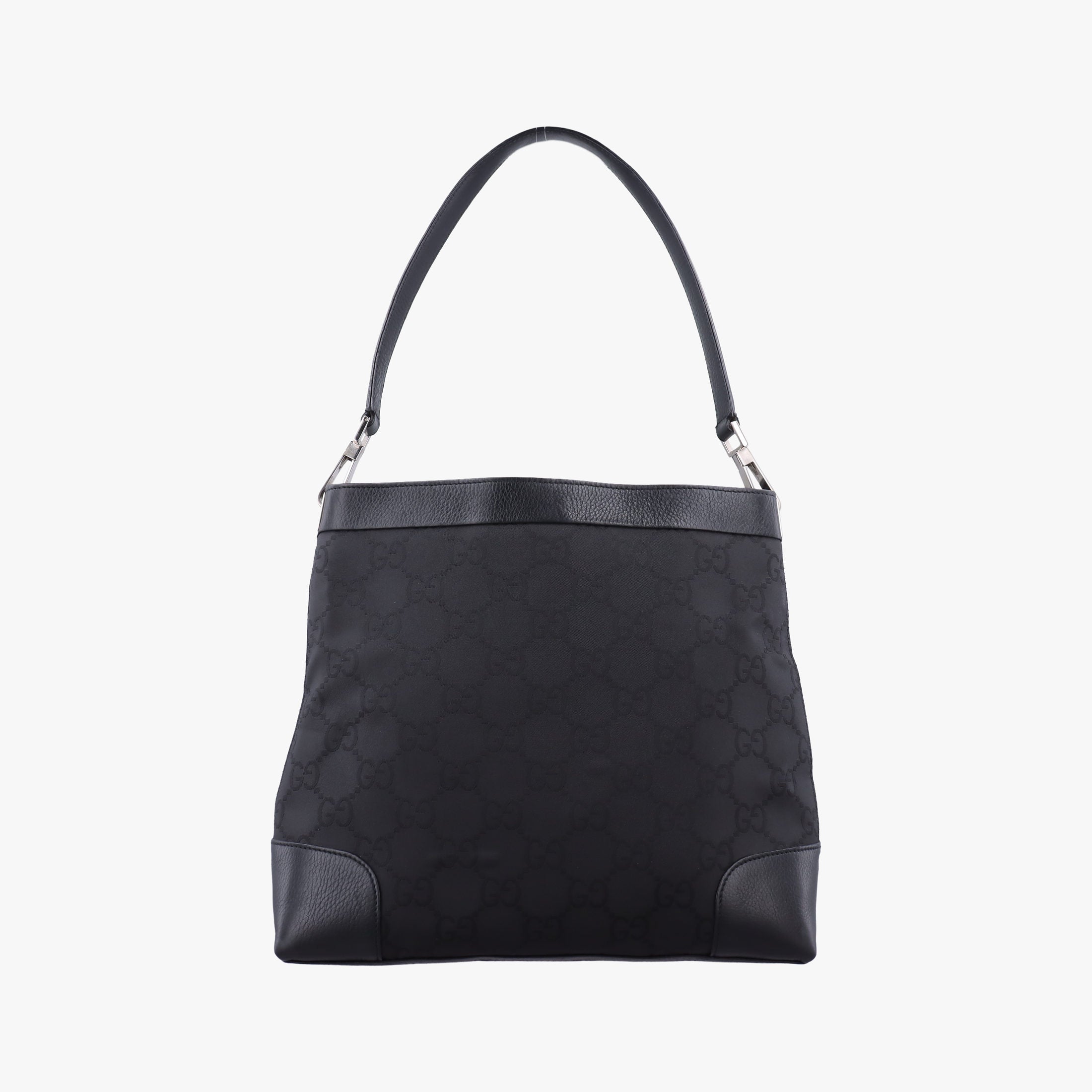 Pre-owned Gucci GG Canvas Black canvas 143745 shoulderbag | stylenewstar