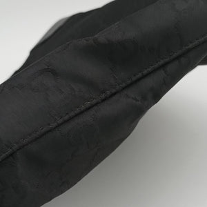 Pre-owned Gucci GG Canvas Black canvas 143745 shoulderbag | stylenewstar