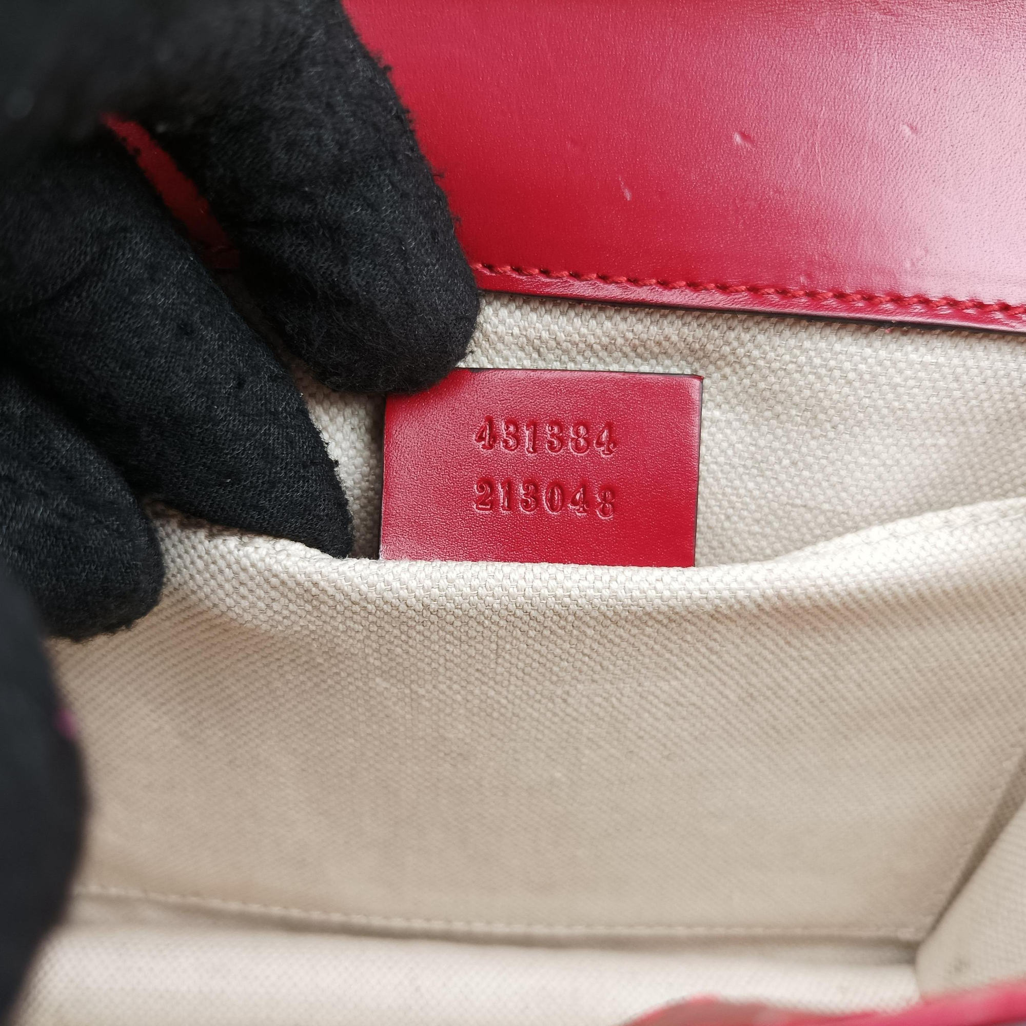 Vintage Gucci GG Marmont Red Leather 431384 shoulderbag | stylenewstar
