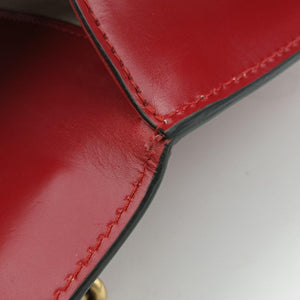 Vintage Gucci GG Marmont Red Leather 431384 shoulderbag | stylenewstar