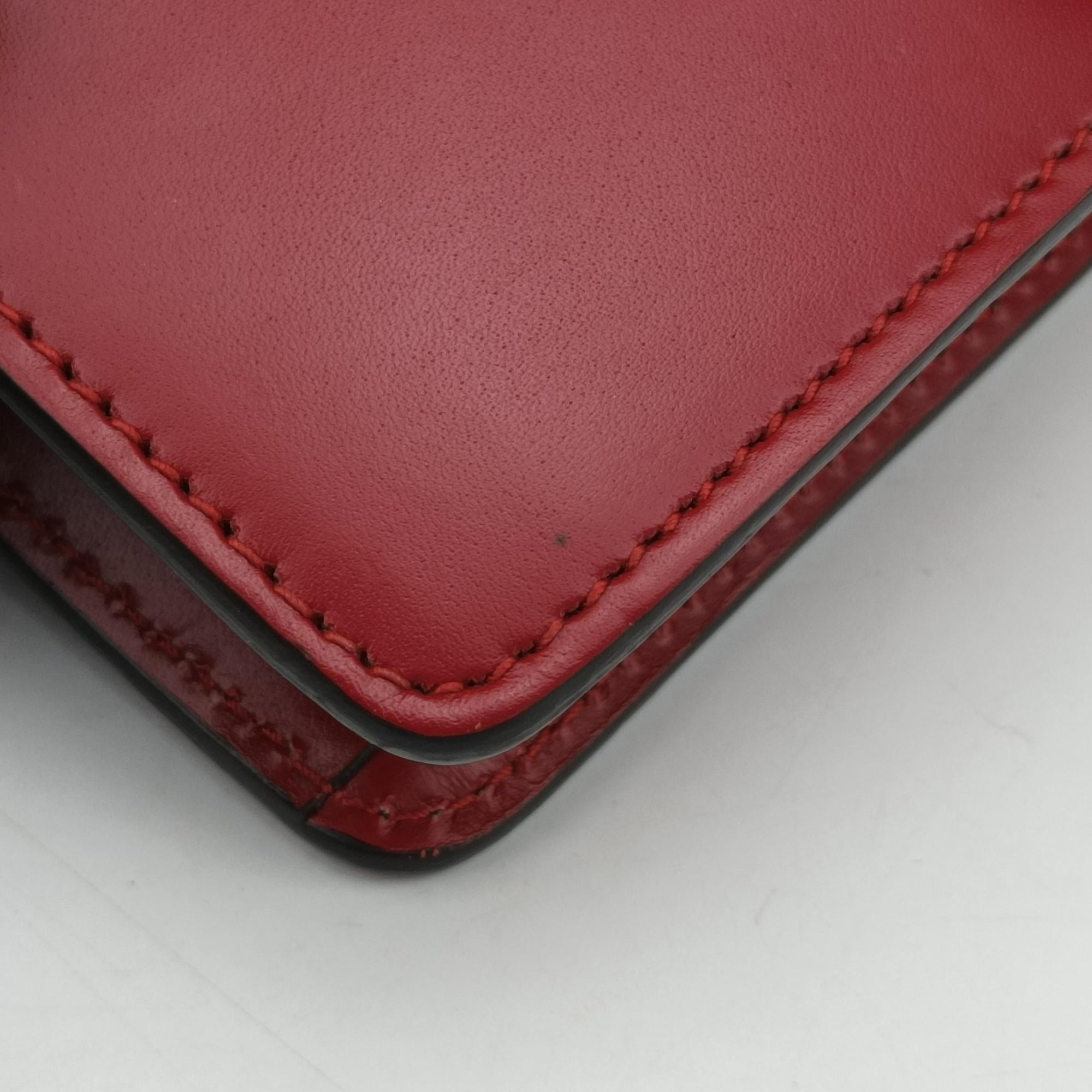 Vintage Gucci GG Marmont Red Leather 431384 shoulderbag | stylenewstar