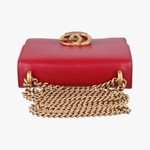 Vintage Gucci GG Marmont Red Leather 431384 shoulderbag | stylenewstar